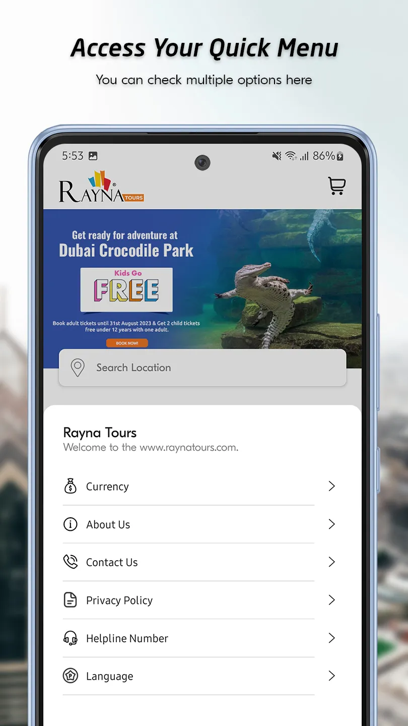 RaynaTours: Travel Experiences | Indus Appstore | Screenshot