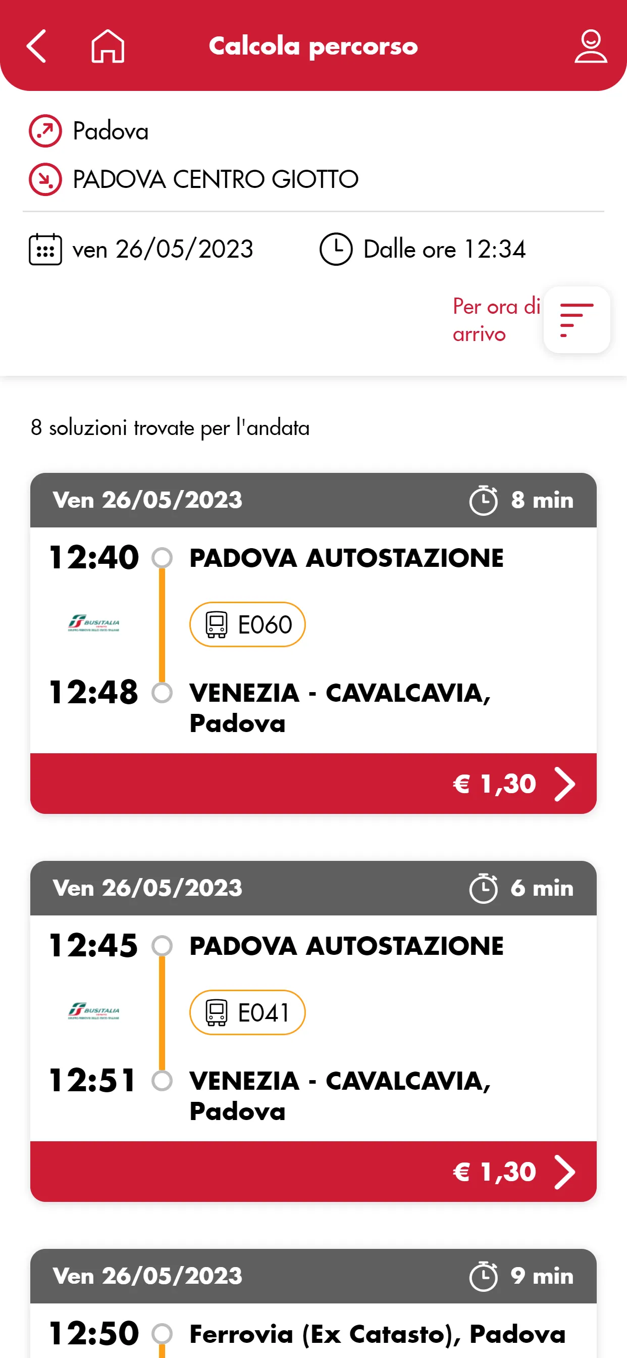 Busitalia Veneto | Indus Appstore | Screenshot