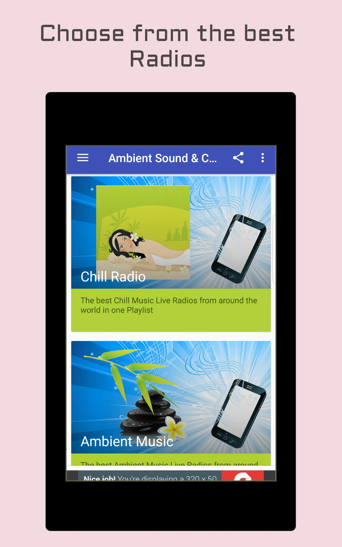 Ambient Sounds Chillout Radio | Indus Appstore | Screenshot