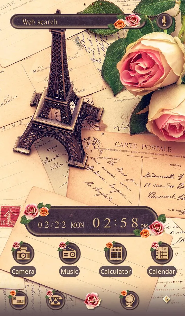 Eiffel Tower-Vintage French- | Indus Appstore | Screenshot