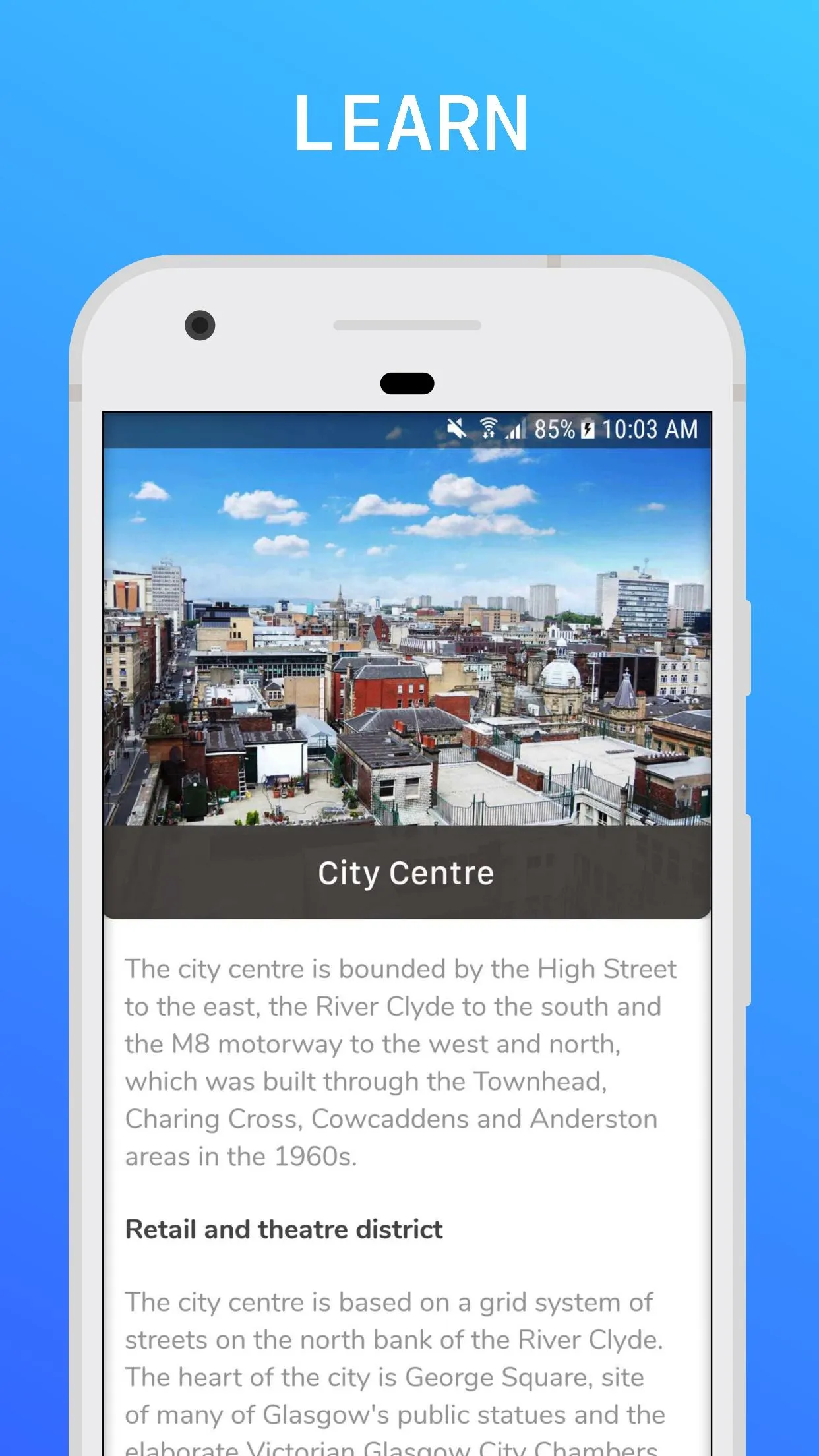 Glasgow Travel Guide | Indus Appstore | Screenshot