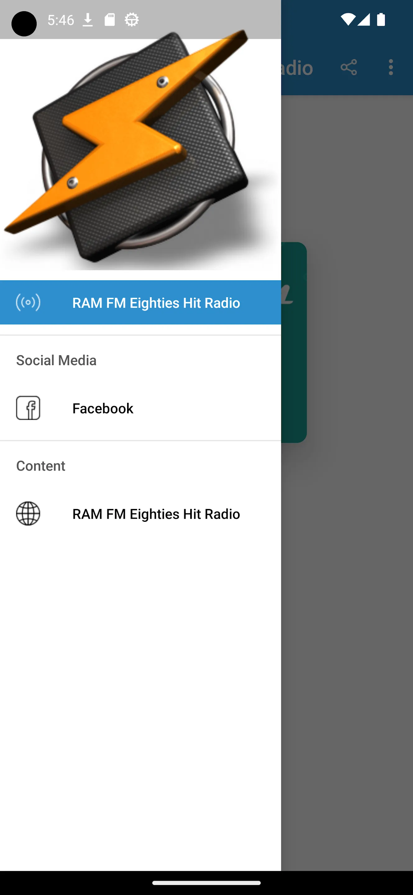 RAM FM Eighties Hit Radio | Indus Appstore | Screenshot