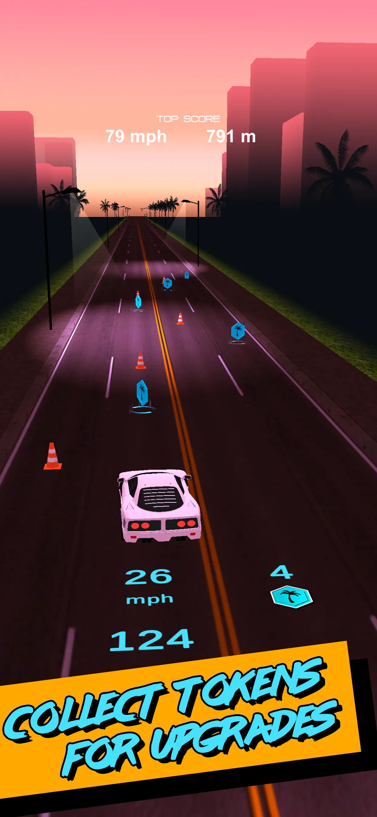 Turbo 84 - Retro Arcade Racing | Indus Appstore | Screenshot