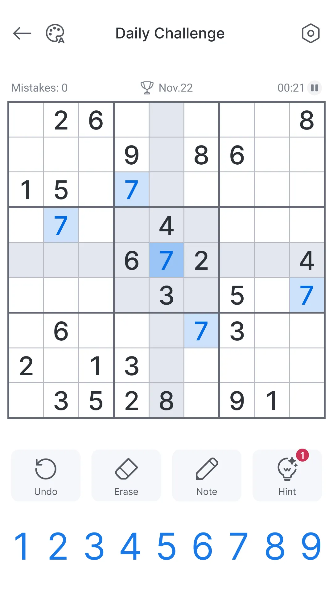 Sudoku - Classic Sudoku Puzzle | Indus Appstore | Screenshot