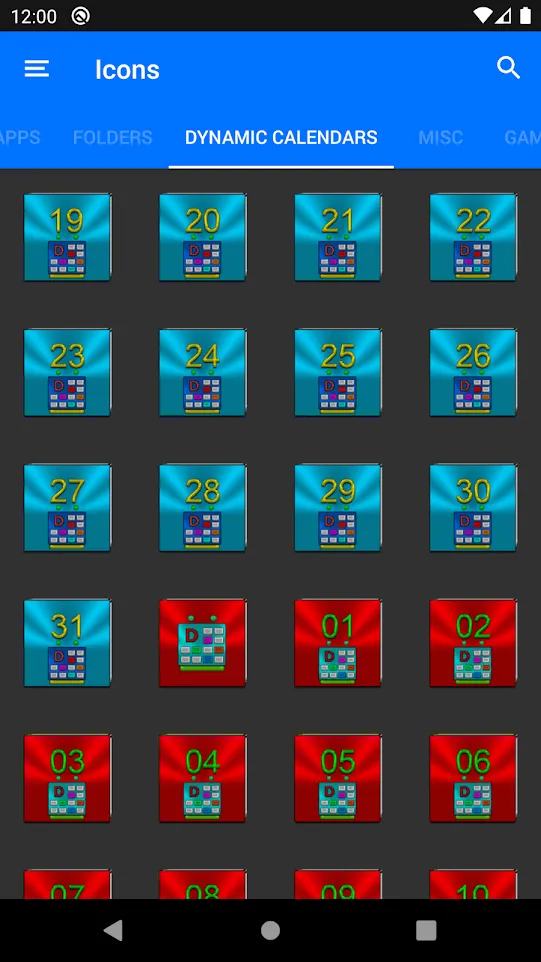 Colorful Nbg Icon Pack | Indus Appstore | Screenshot