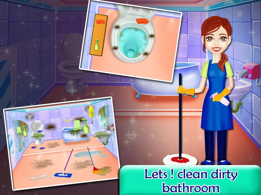 Big House Cleaning Washing | Indus Appstore | Screenshot