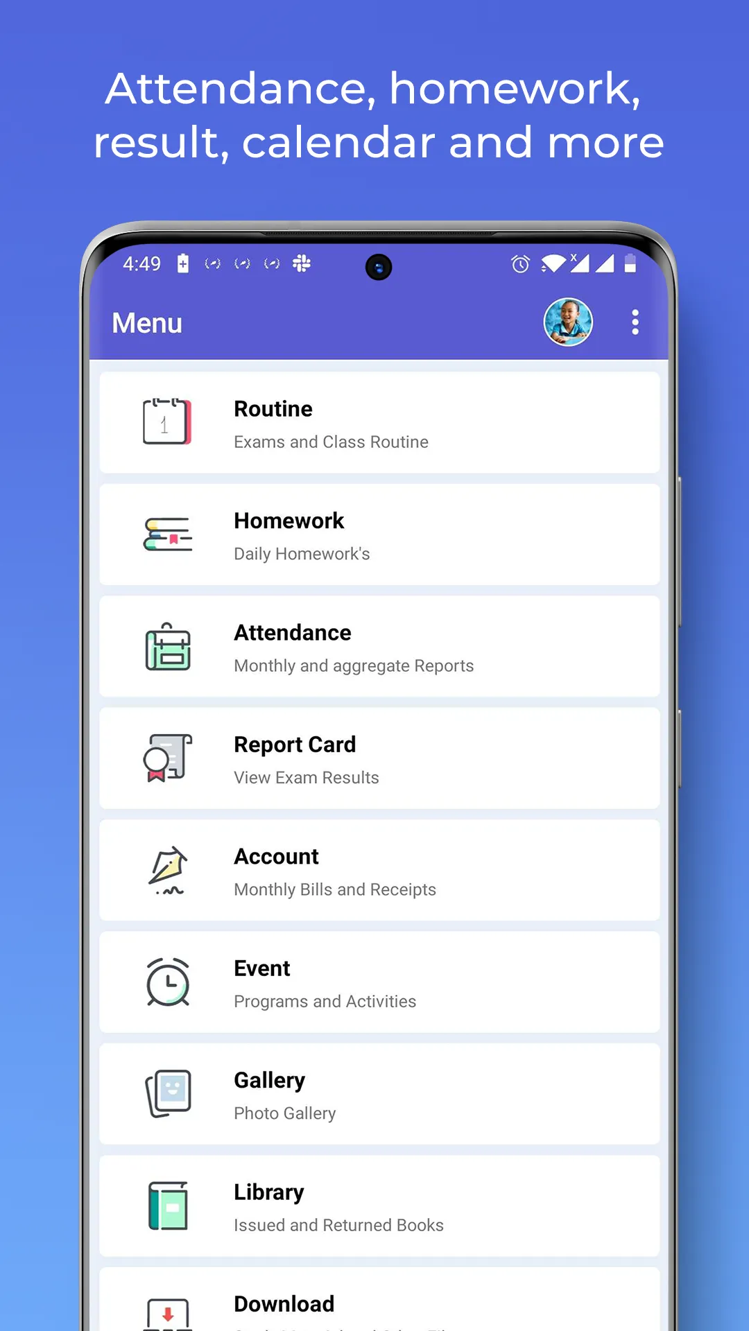 Vinayak Shanti Niketan School | Indus Appstore | Screenshot