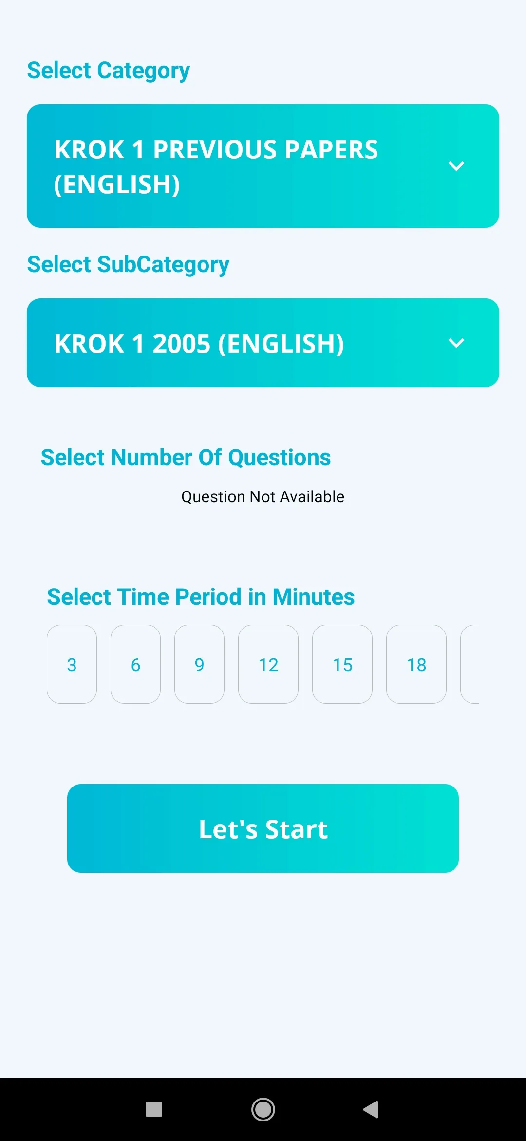 KROK Made Easy - Online Test | Indus Appstore | Screenshot