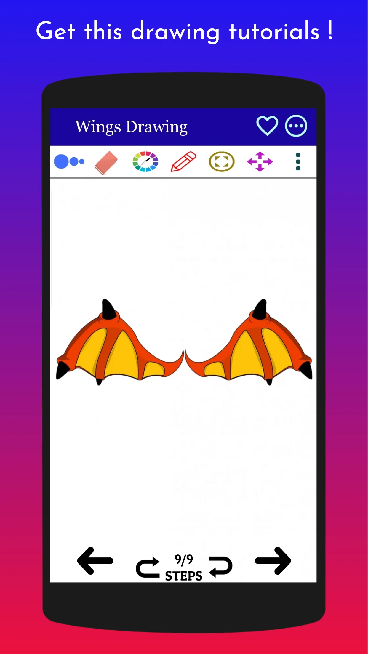 How to Draw Wings Step by step | Indus Appstore | Screenshot