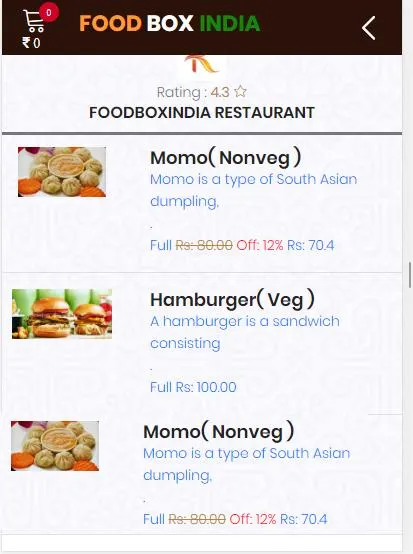 FoodBox India - Online Food Or | Indus Appstore | Screenshot