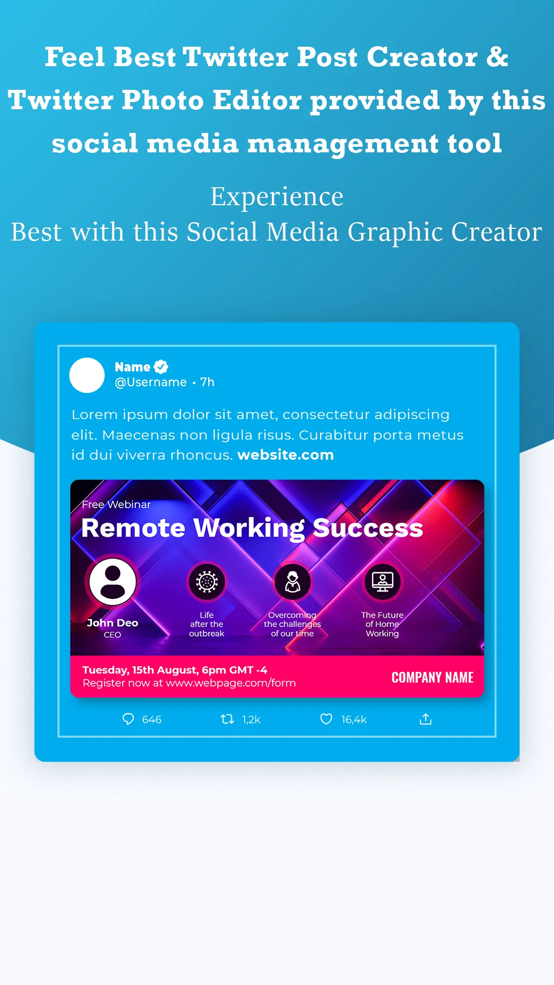 Social Media Post Maker | Indus Appstore | Screenshot