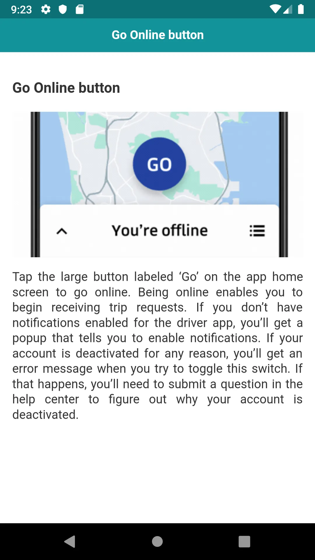 User guide for Uber driver app | Indus Appstore | Screenshot