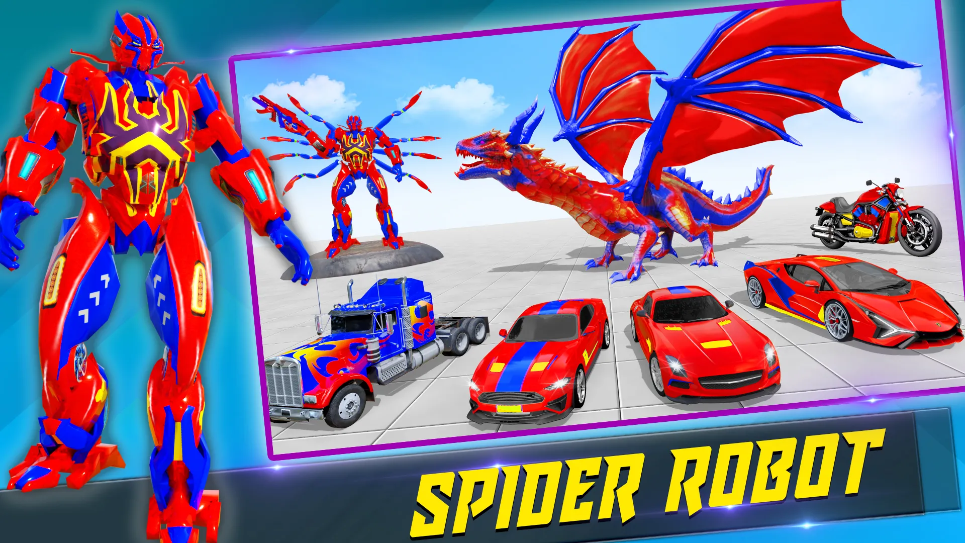 Spider Robot Car Driving Games | Indus Appstore | Screenshot