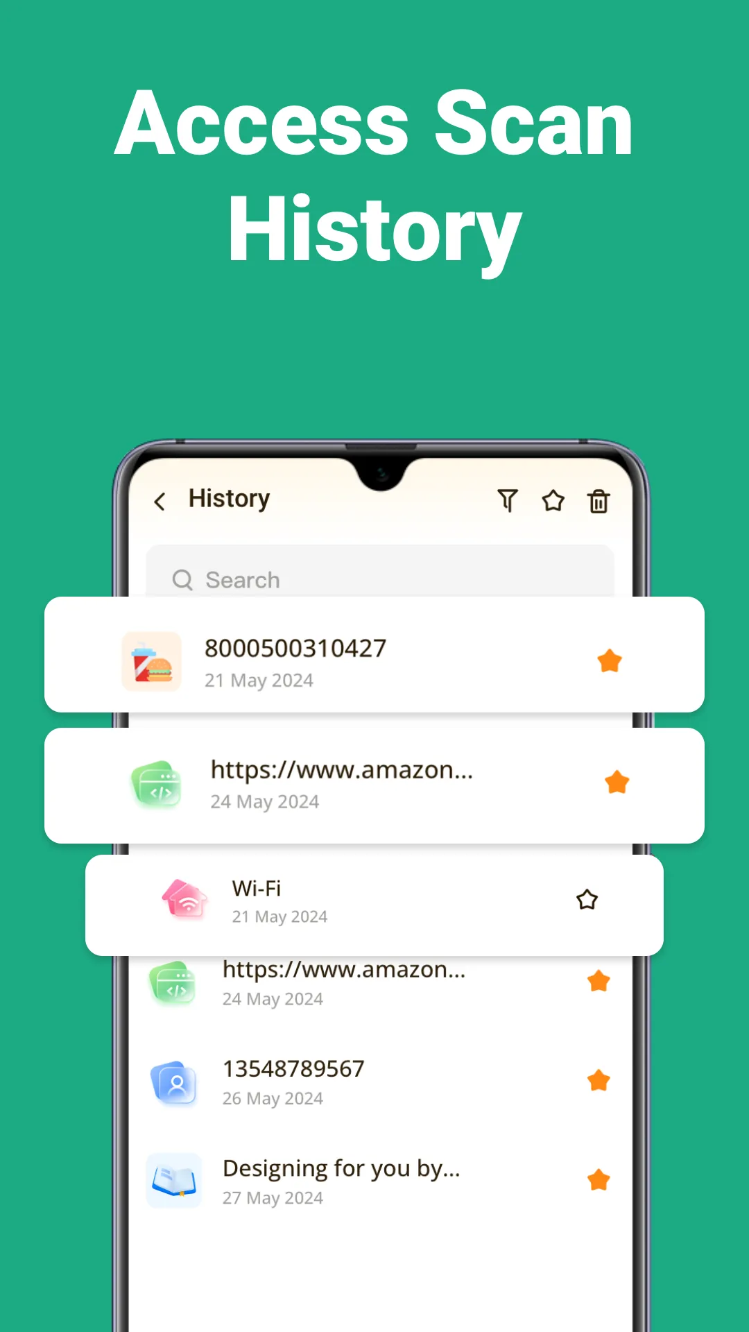 InfScan QR Code&BarCode Reader | Indus Appstore | Screenshot