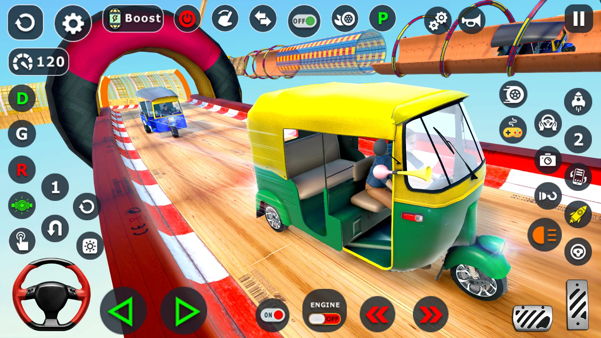 Tuk Tuk Taxi Driving Games 3D | Indus Appstore | Screenshot