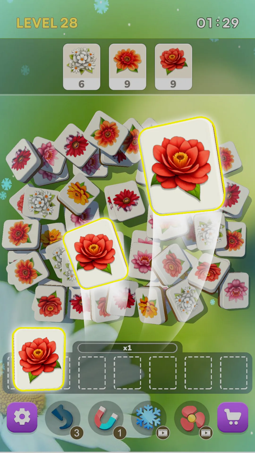 Blossom Tile 3D: Triple Match | Indus Appstore | Screenshot