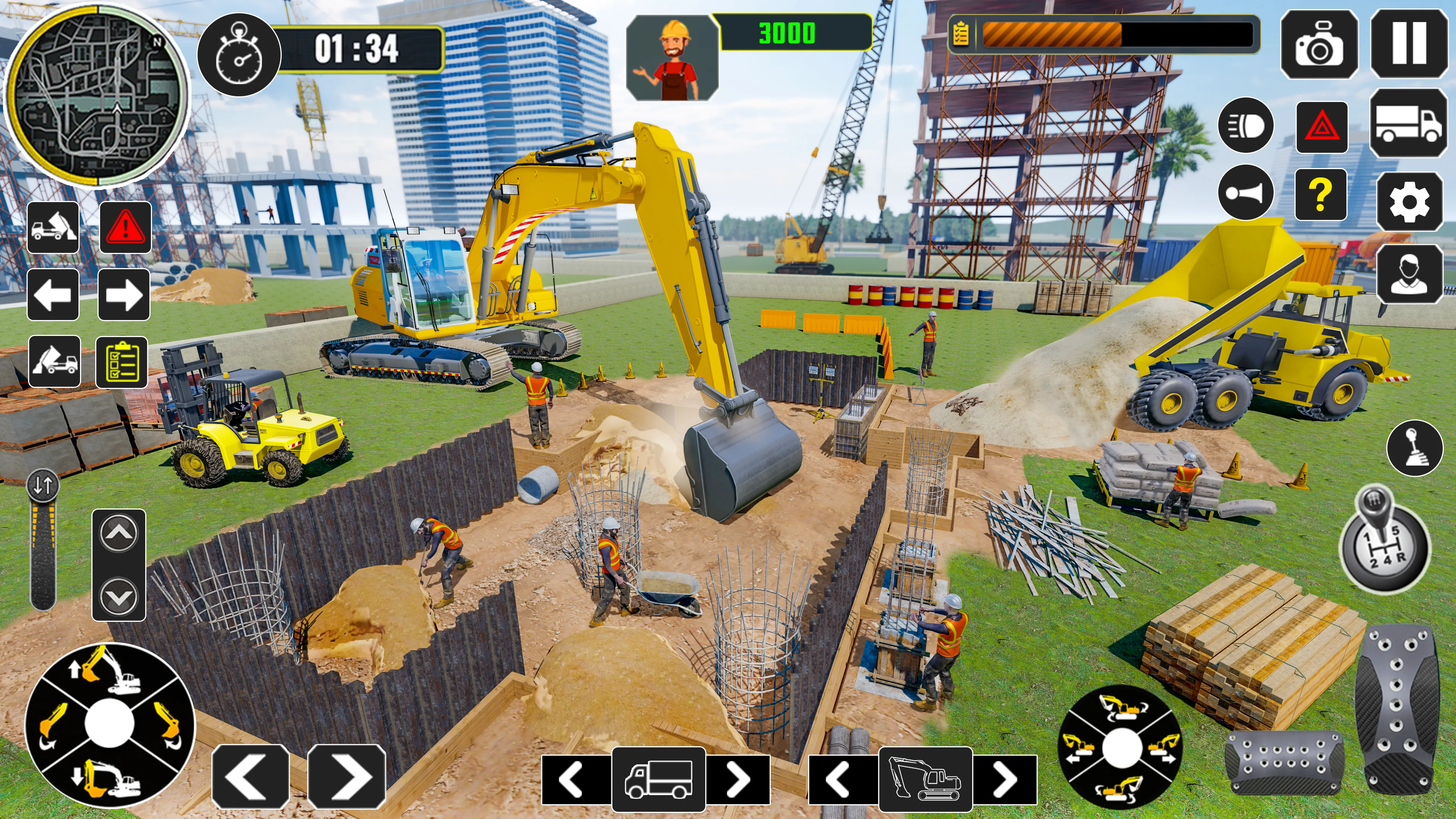 Excavator Construction Game | Indus Appstore | Screenshot