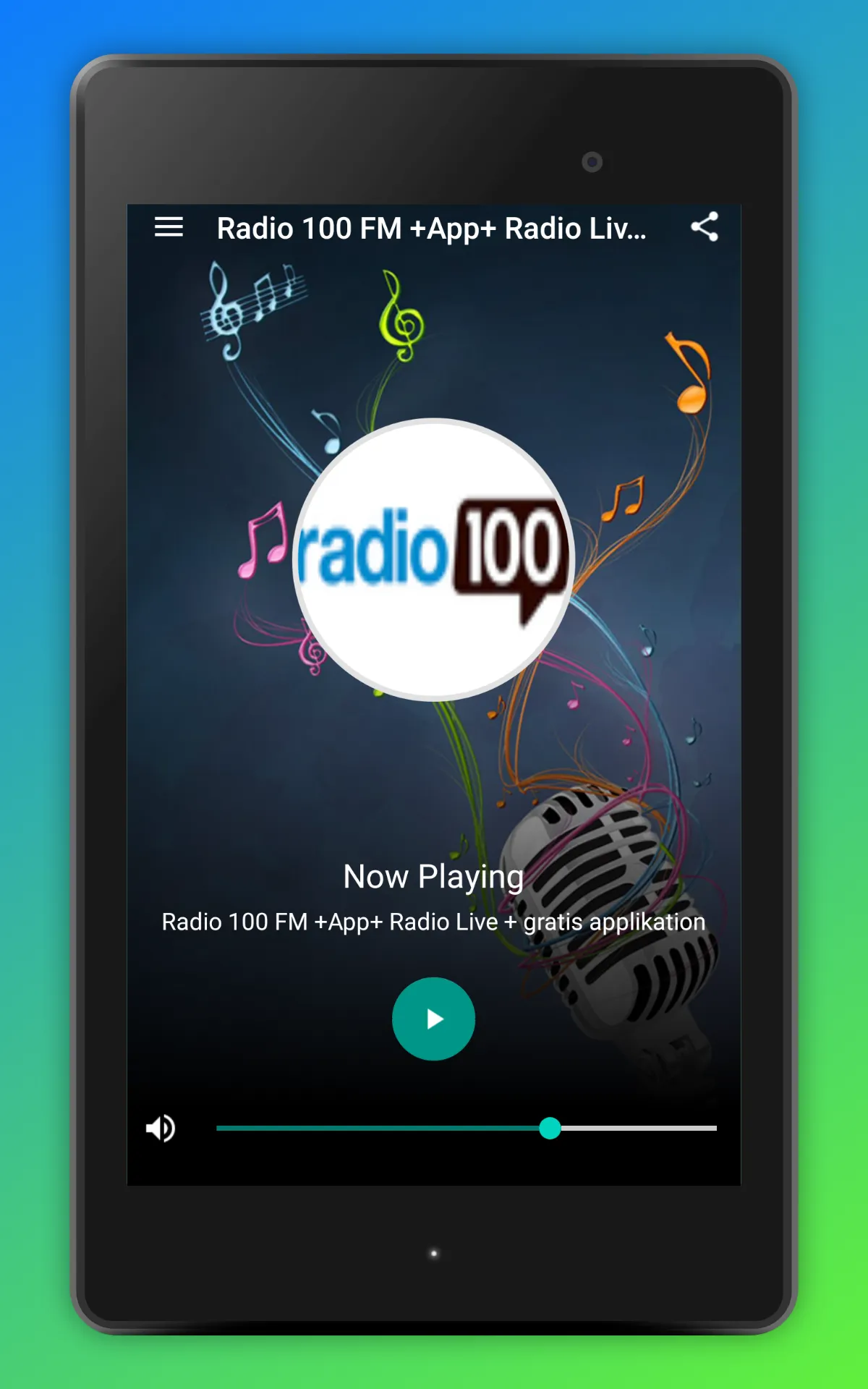 Radio 100 Danmark App Online | Indus Appstore | Screenshot