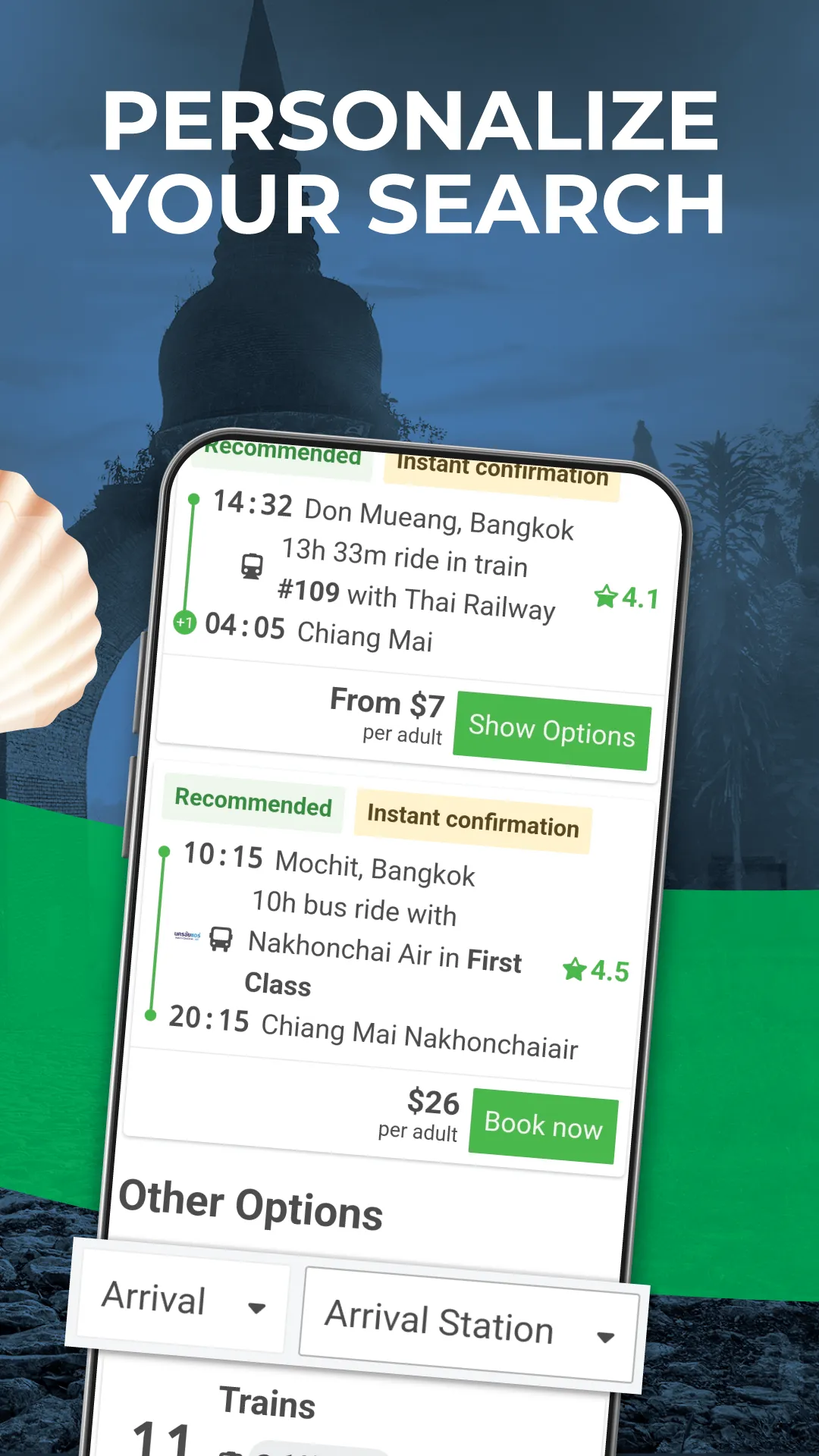 12Go Train, Bus, Ferry, Flight | Indus Appstore | Screenshot