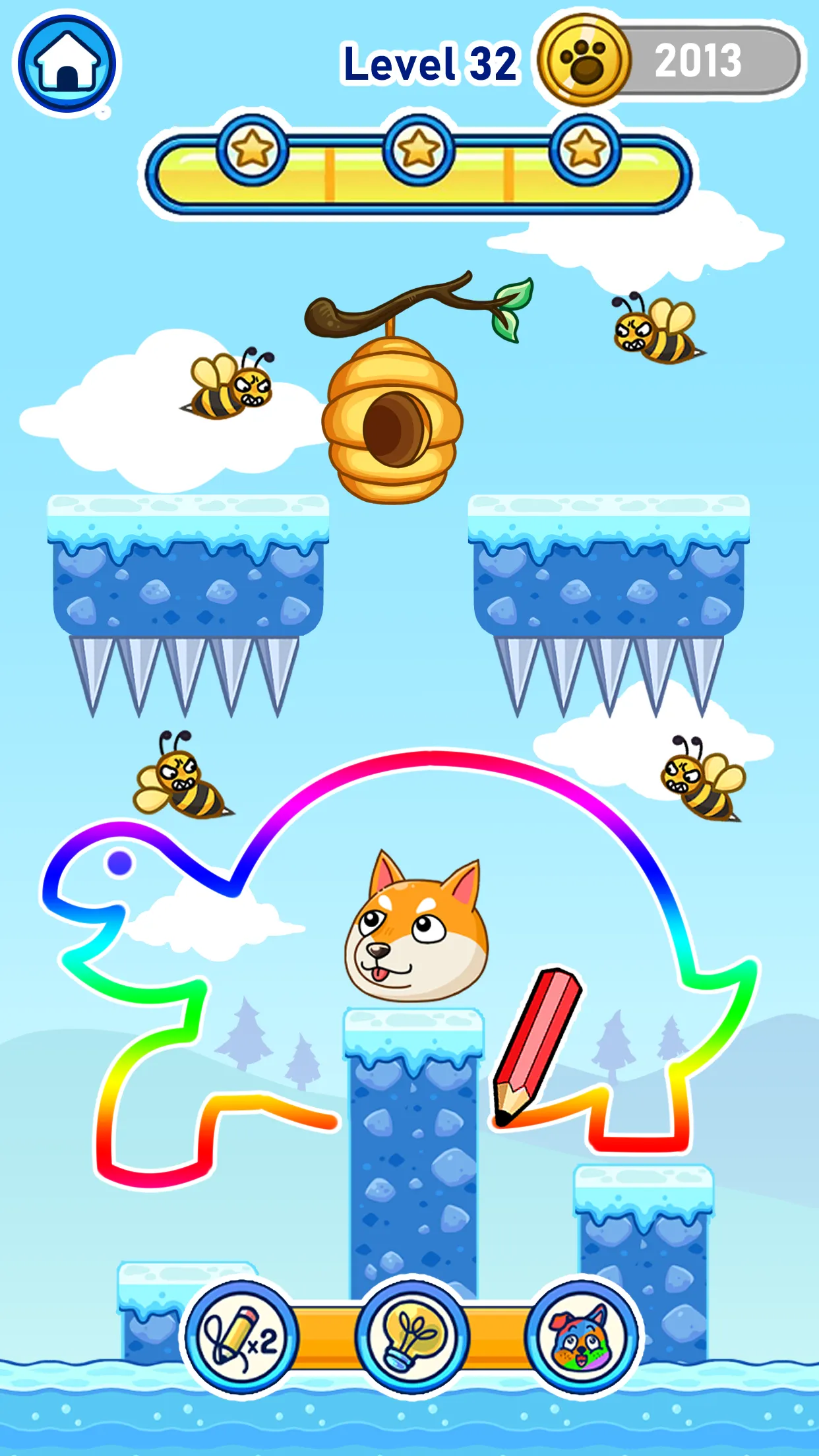 Save Dog from Bad Bees | Indus Appstore | Screenshot