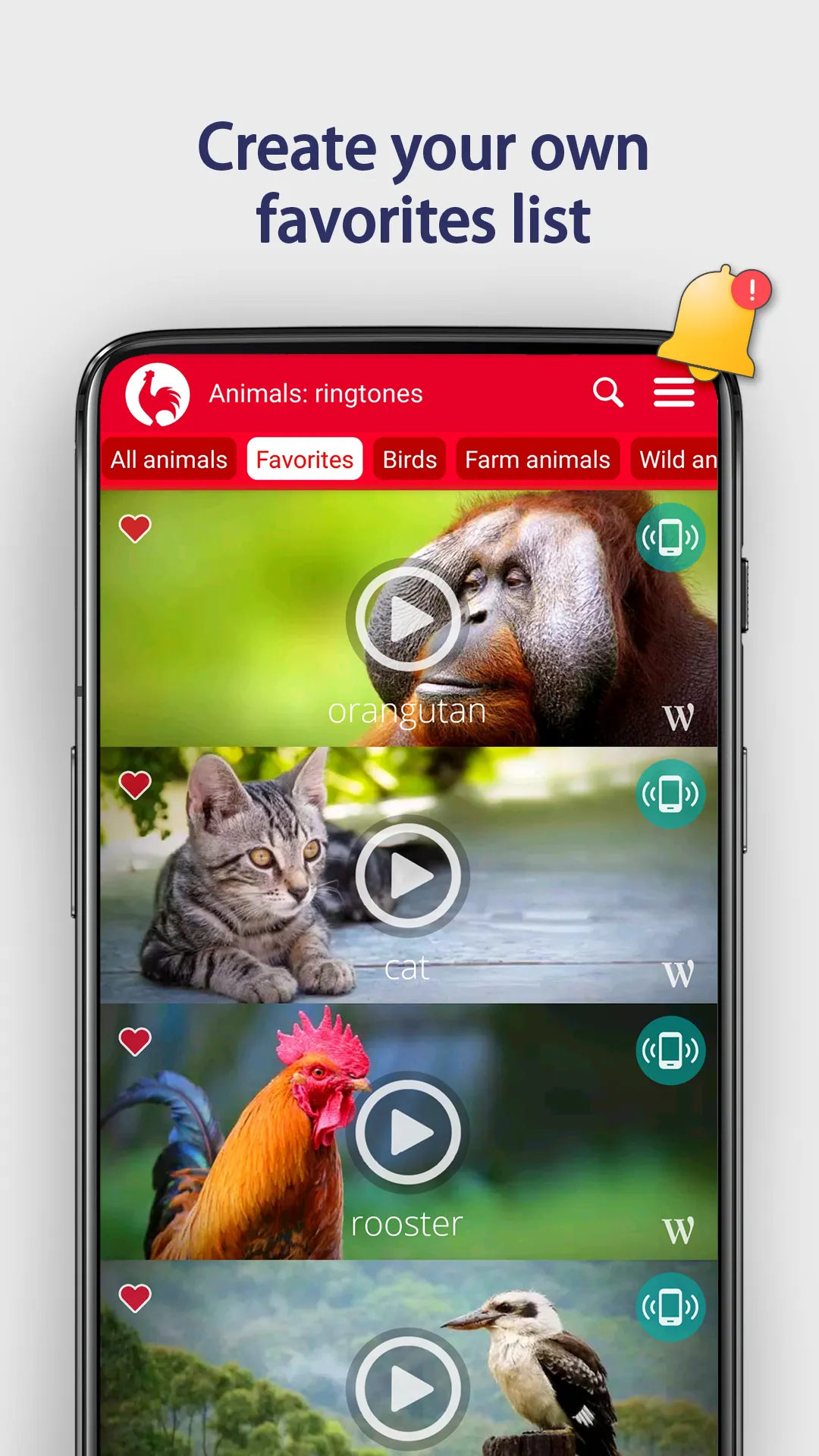 Animals Ringtones | Indus Appstore | Screenshot