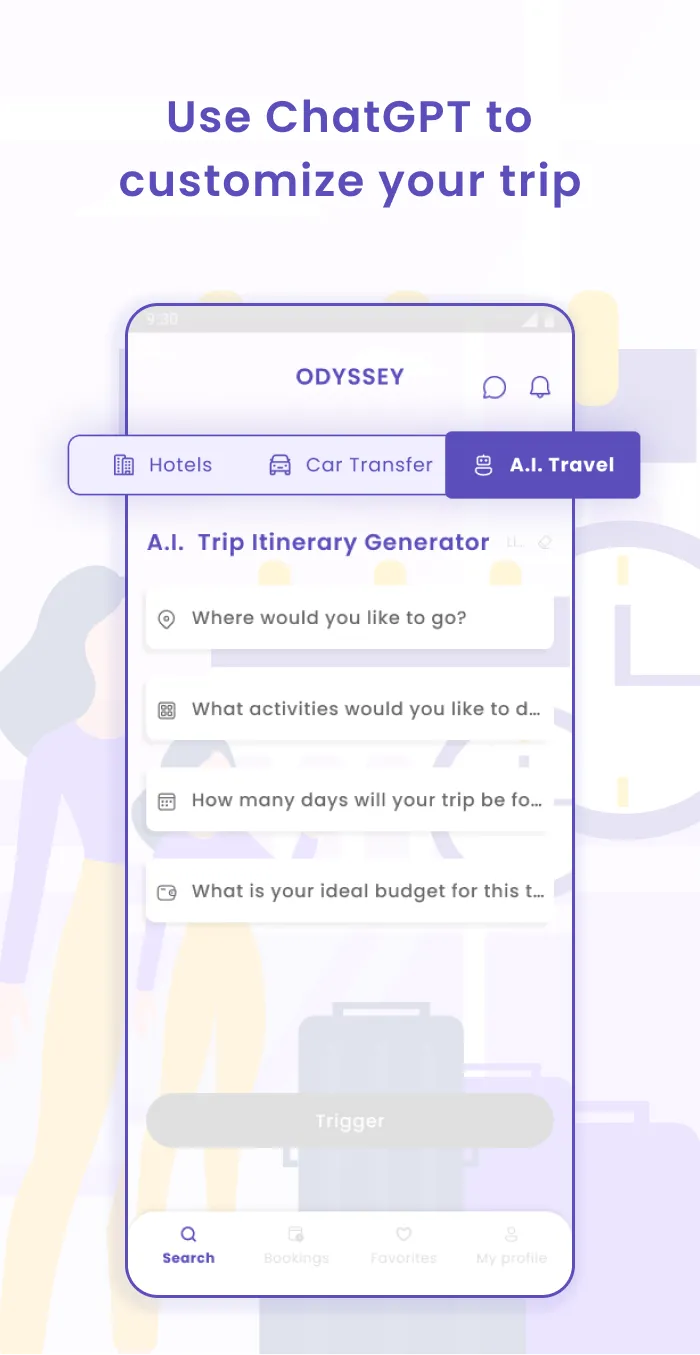 Odyssey: Hotels, Limos and A.I | Indus Appstore | Screenshot