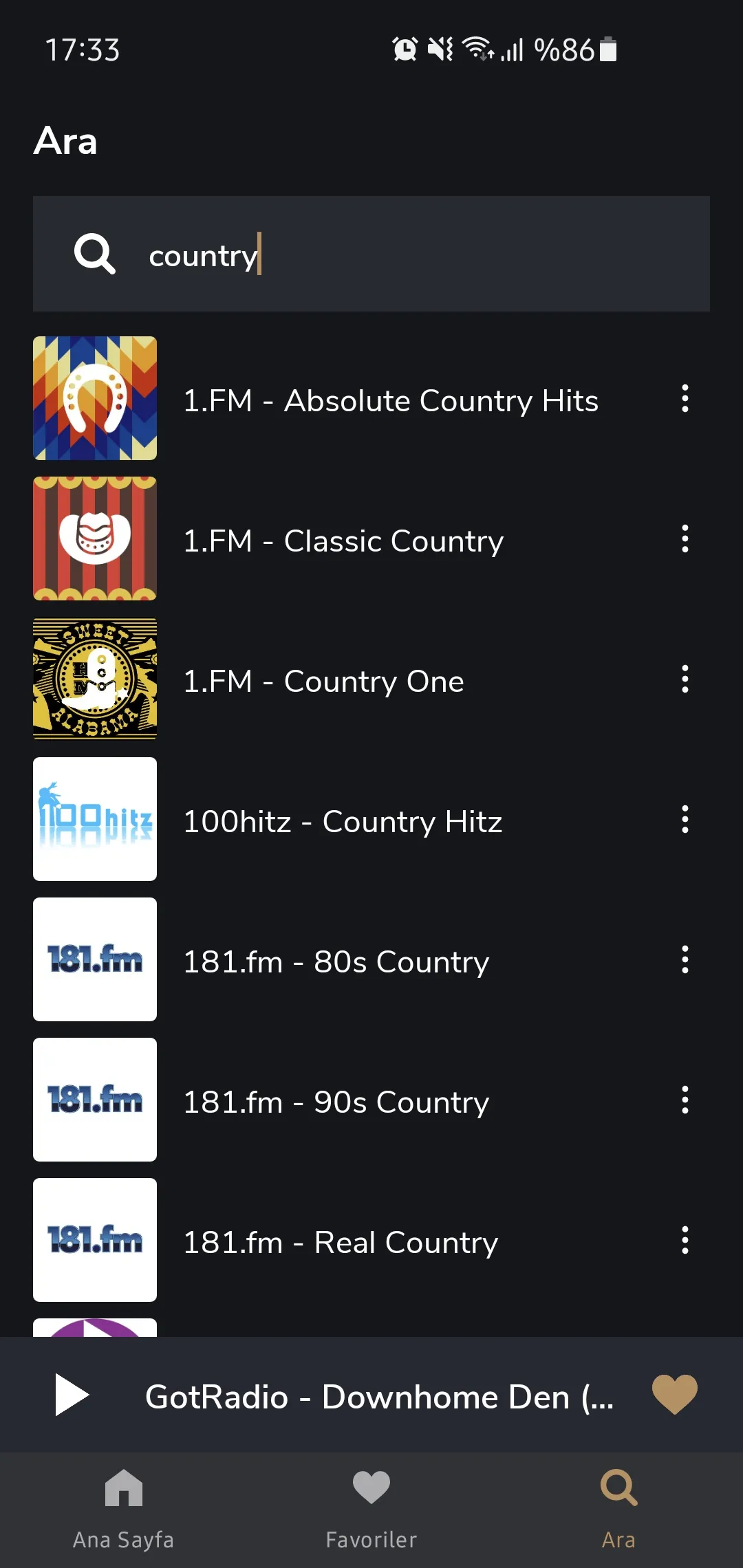 Country Radio | Indus Appstore | Screenshot