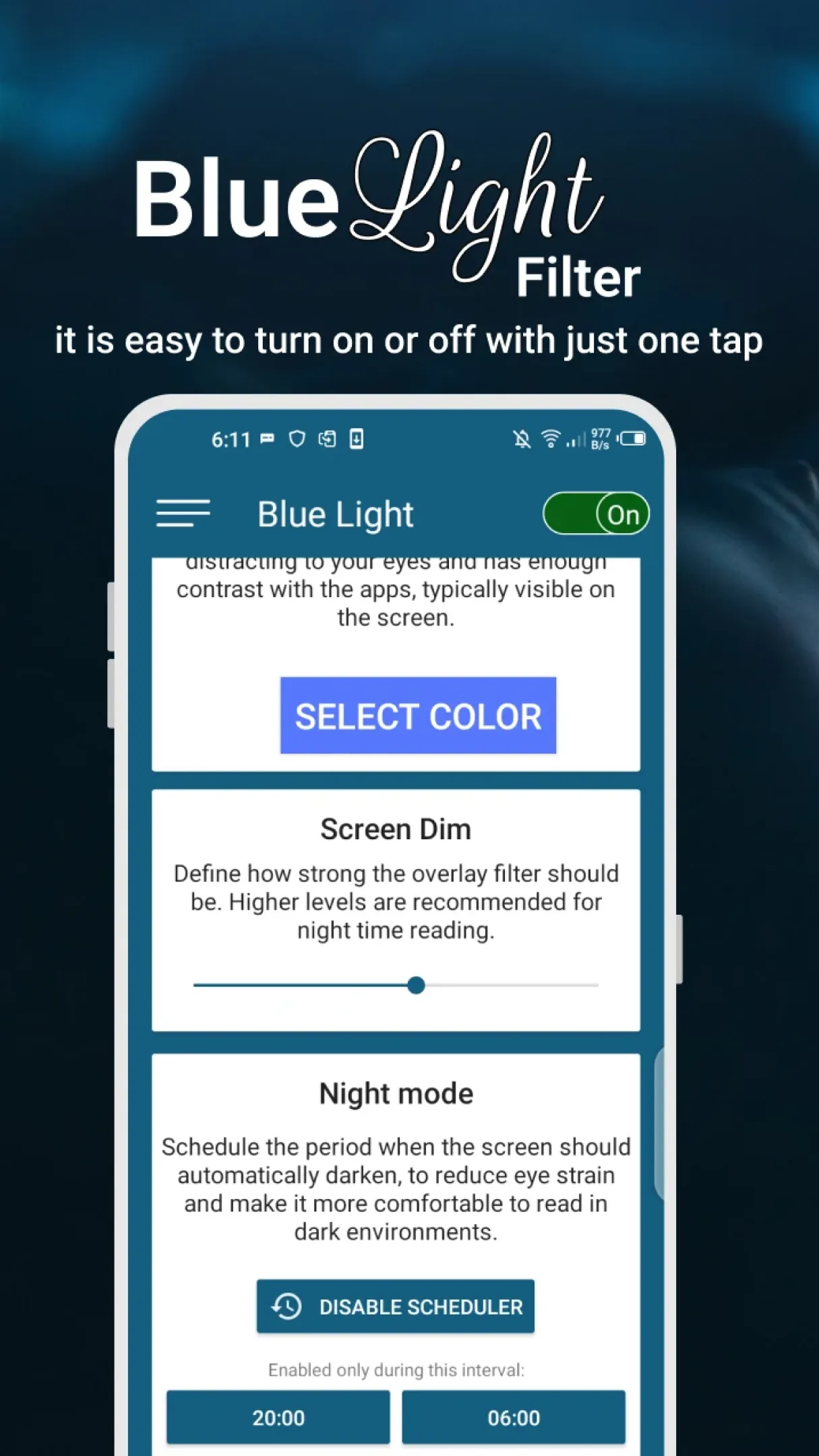 Blue Light Filter for Eye Care | Indus Appstore | Screenshot