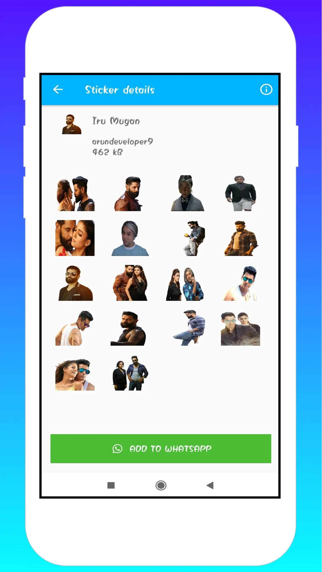 Chiyaan Vikram Stickers | Indus Appstore | Screenshot