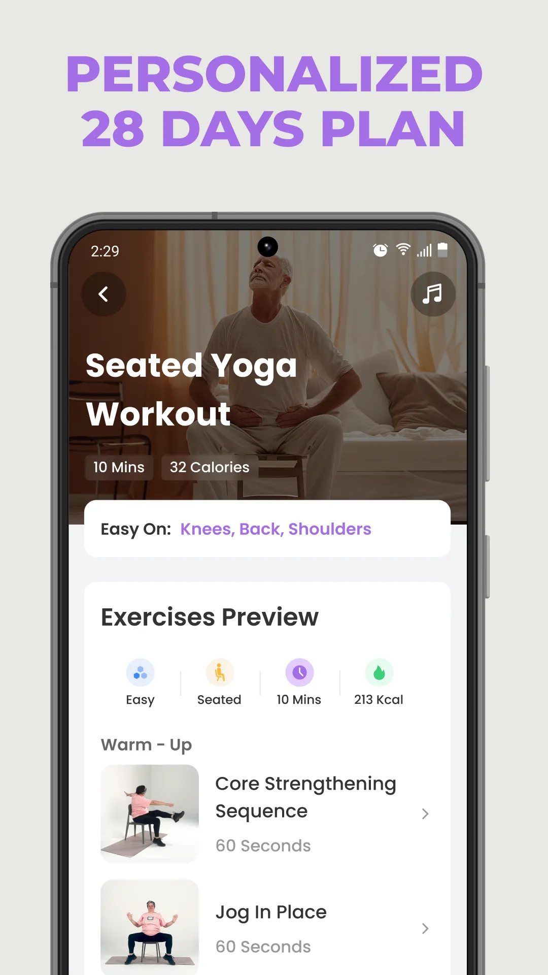 Chair Yoga for Seniors-EasyFIT | Indus Appstore | Screenshot