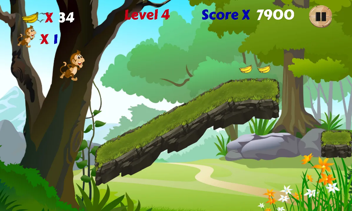 Jungle Monkey Run | Indus Appstore | Screenshot