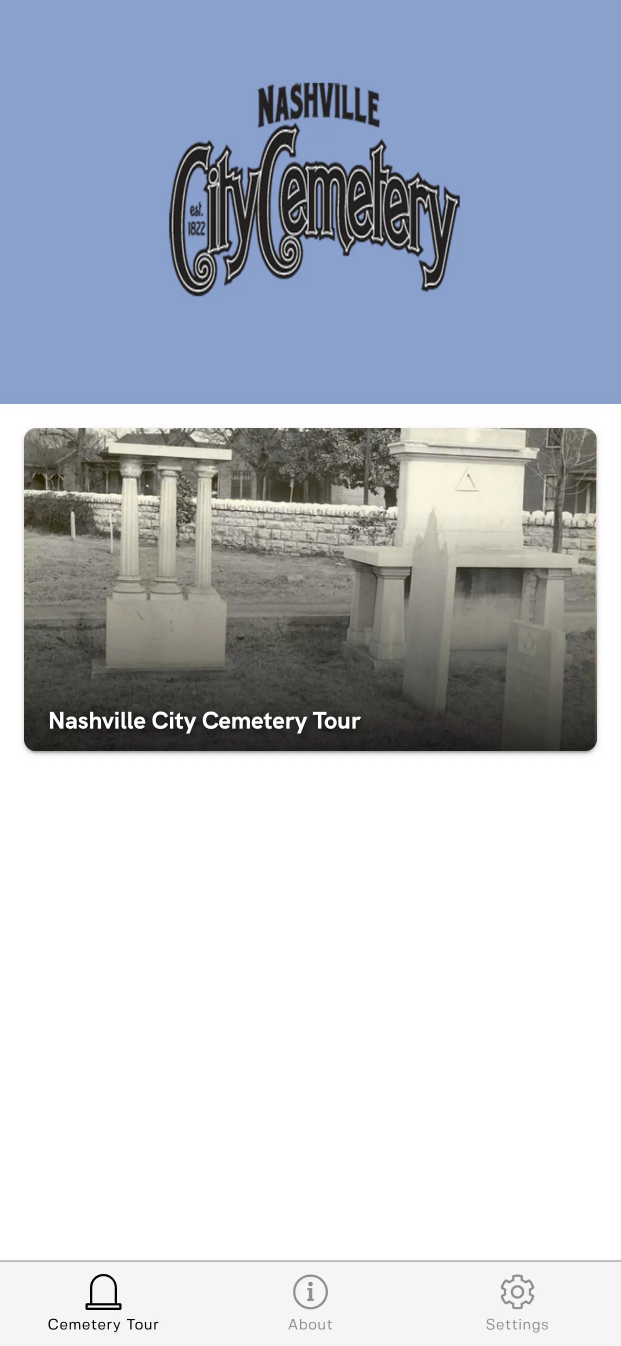 Nashville City Cemetery Tour | Indus Appstore | Screenshot