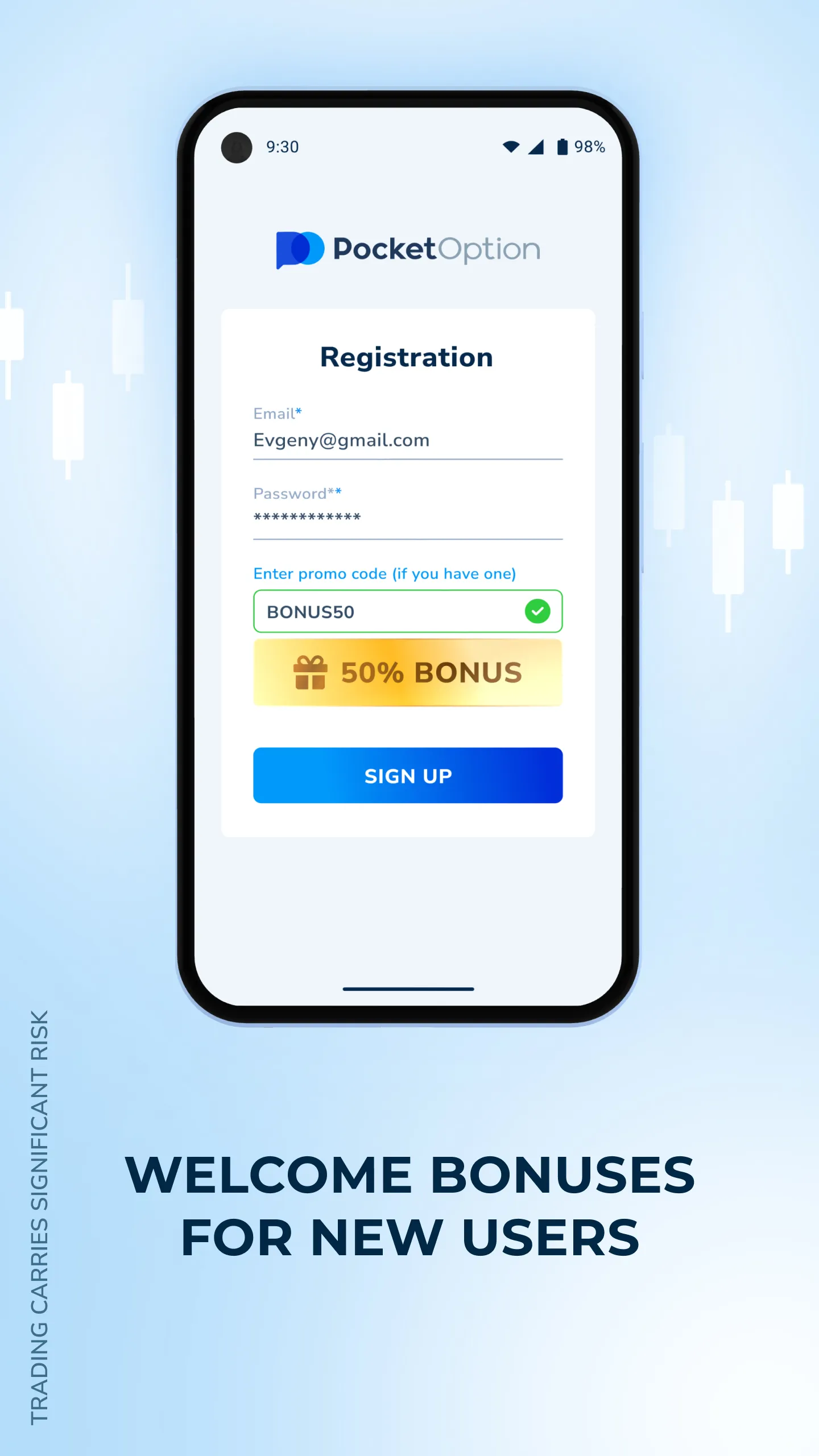 Pocket Option | Indus Appstore | Screenshot