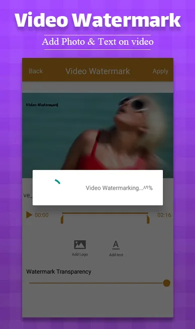 Video Watermark - Add Text, Ph | Indus Appstore | Screenshot