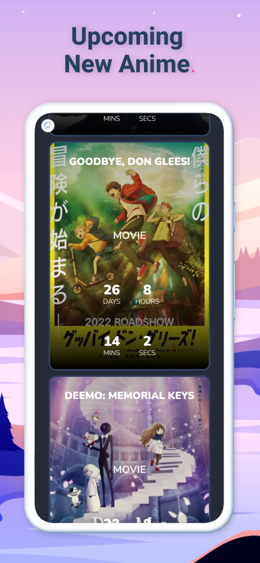 Anime Countdown | Indus Appstore | Screenshot