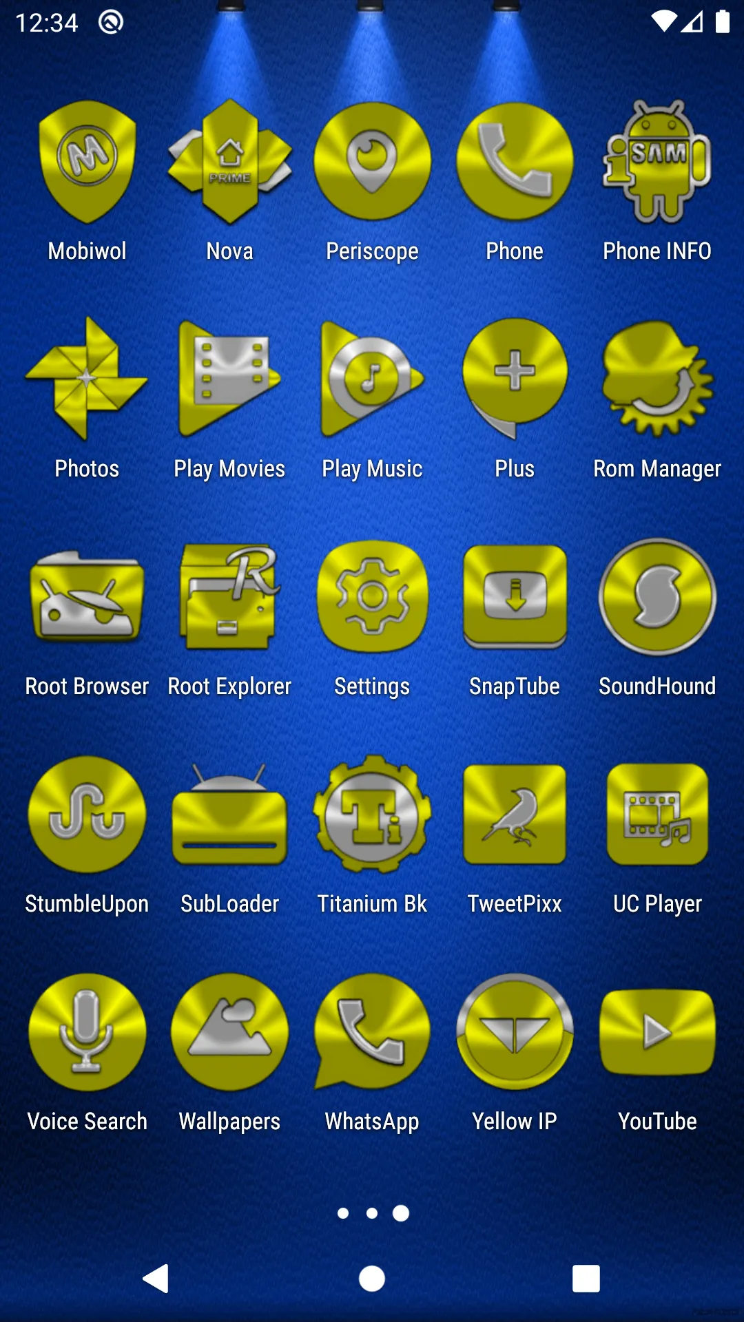 Yellow Icon Pack | Indus Appstore | Screenshot