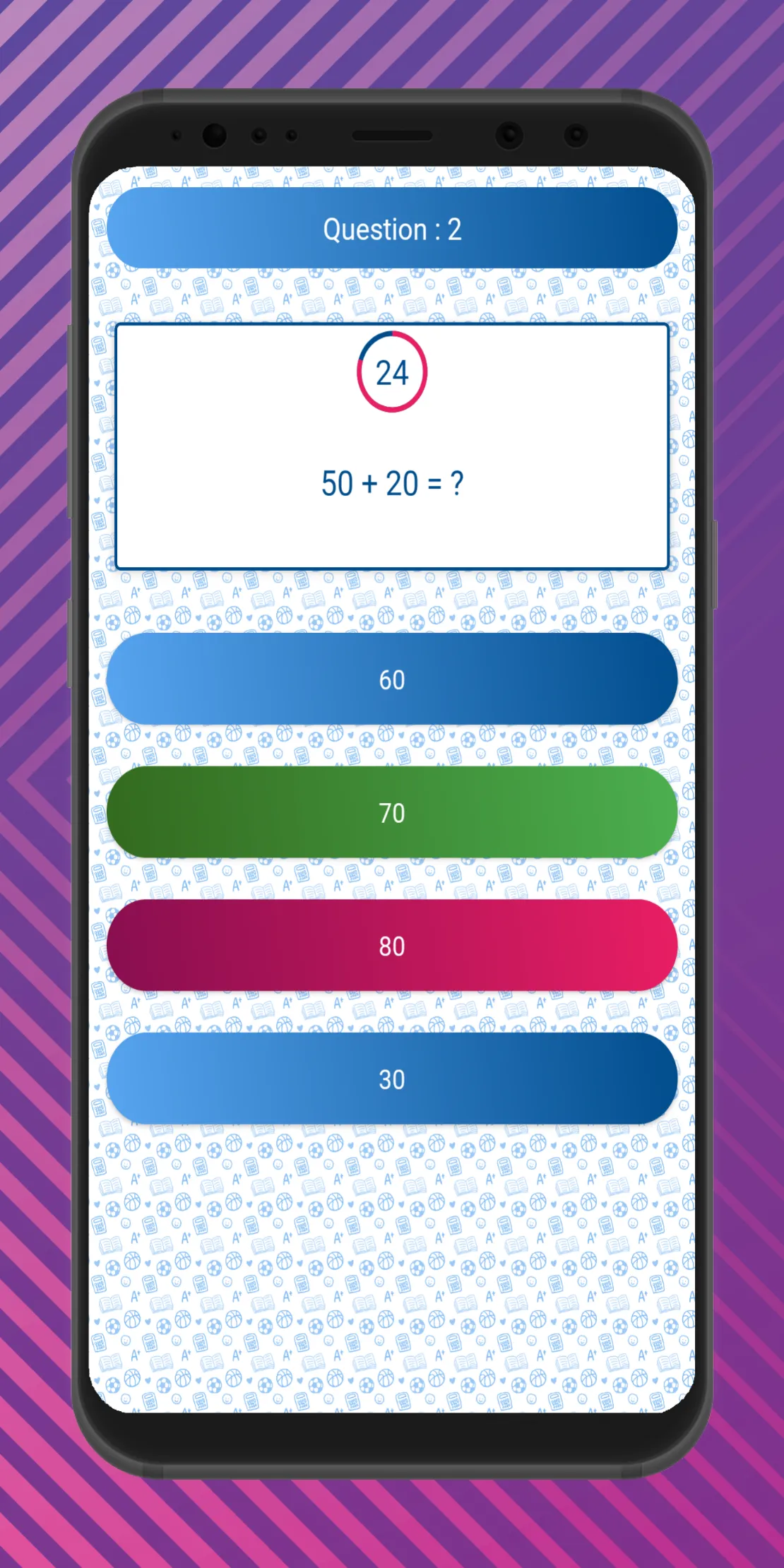 Math Quiz Game |  Offline Quiz | Indus Appstore | Screenshot