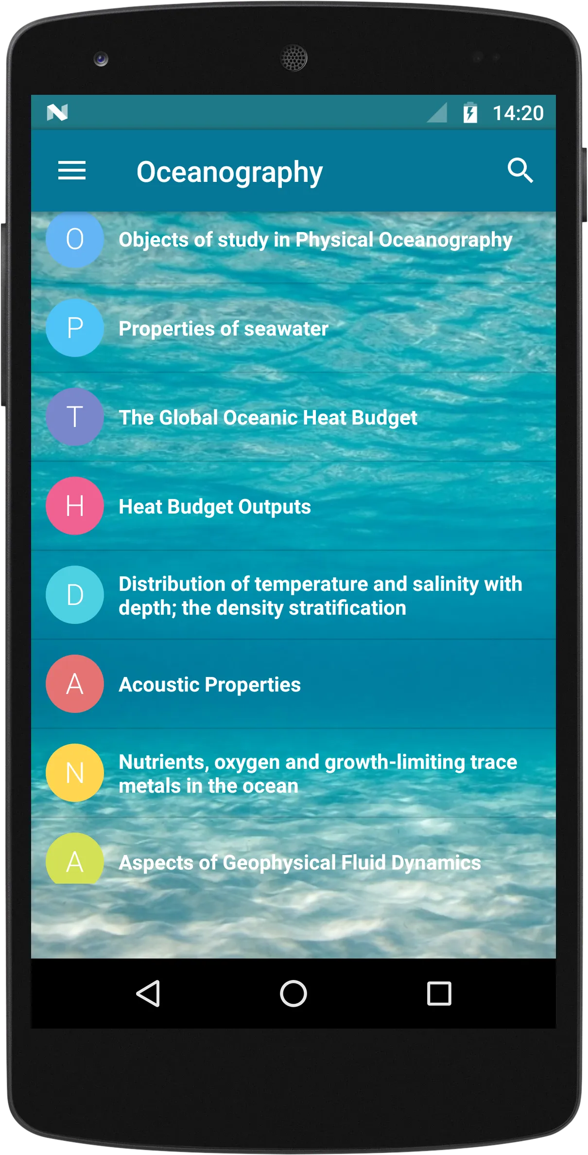 Oceanography | Indus Appstore | Screenshot