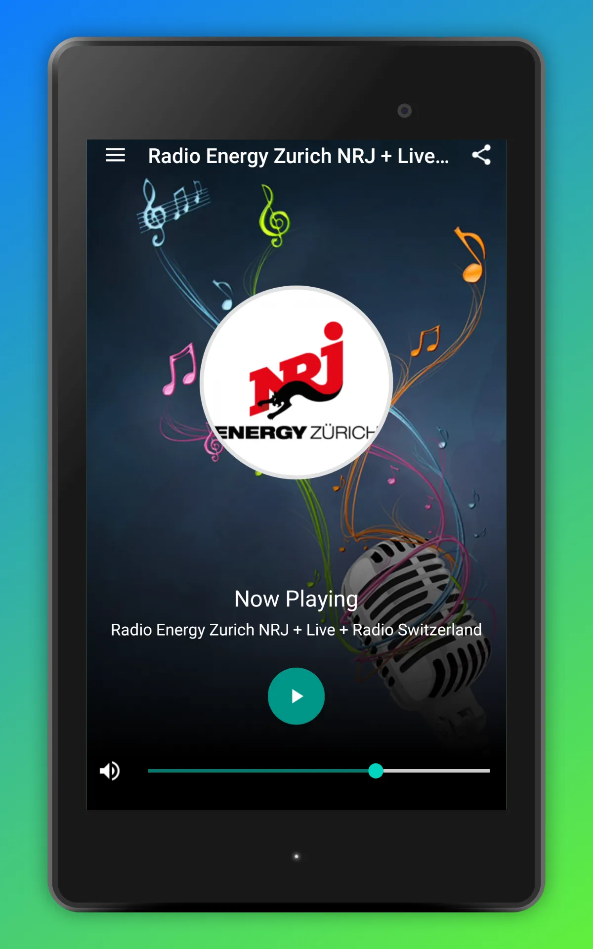 Radio Energy Zürich NRJ FM App | Indus Appstore | Screenshot