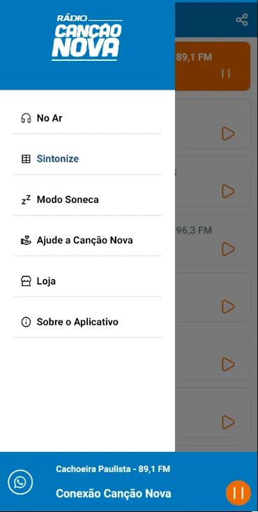 Rádio Canção Nova | Indus Appstore | Screenshot