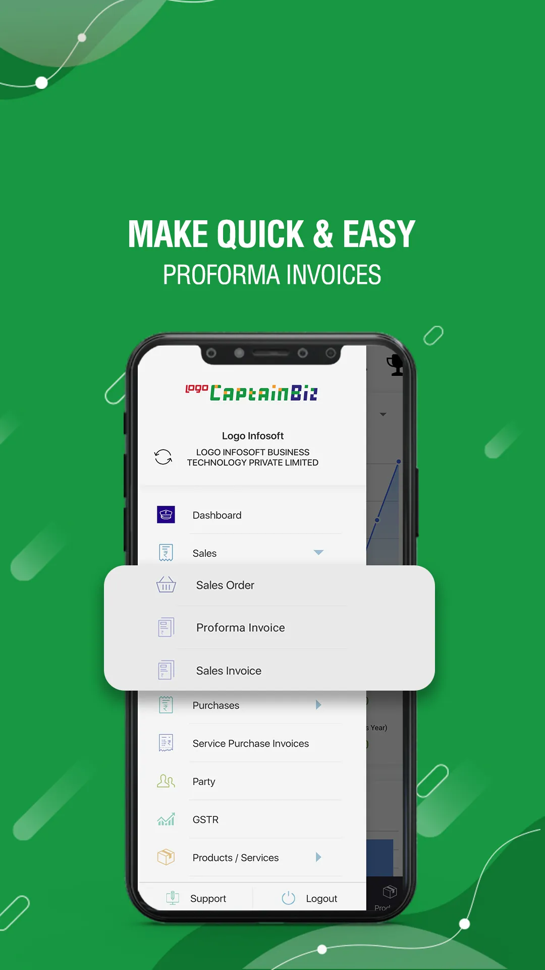 CaptainBiz - GST Billing App | Indus Appstore | Screenshot