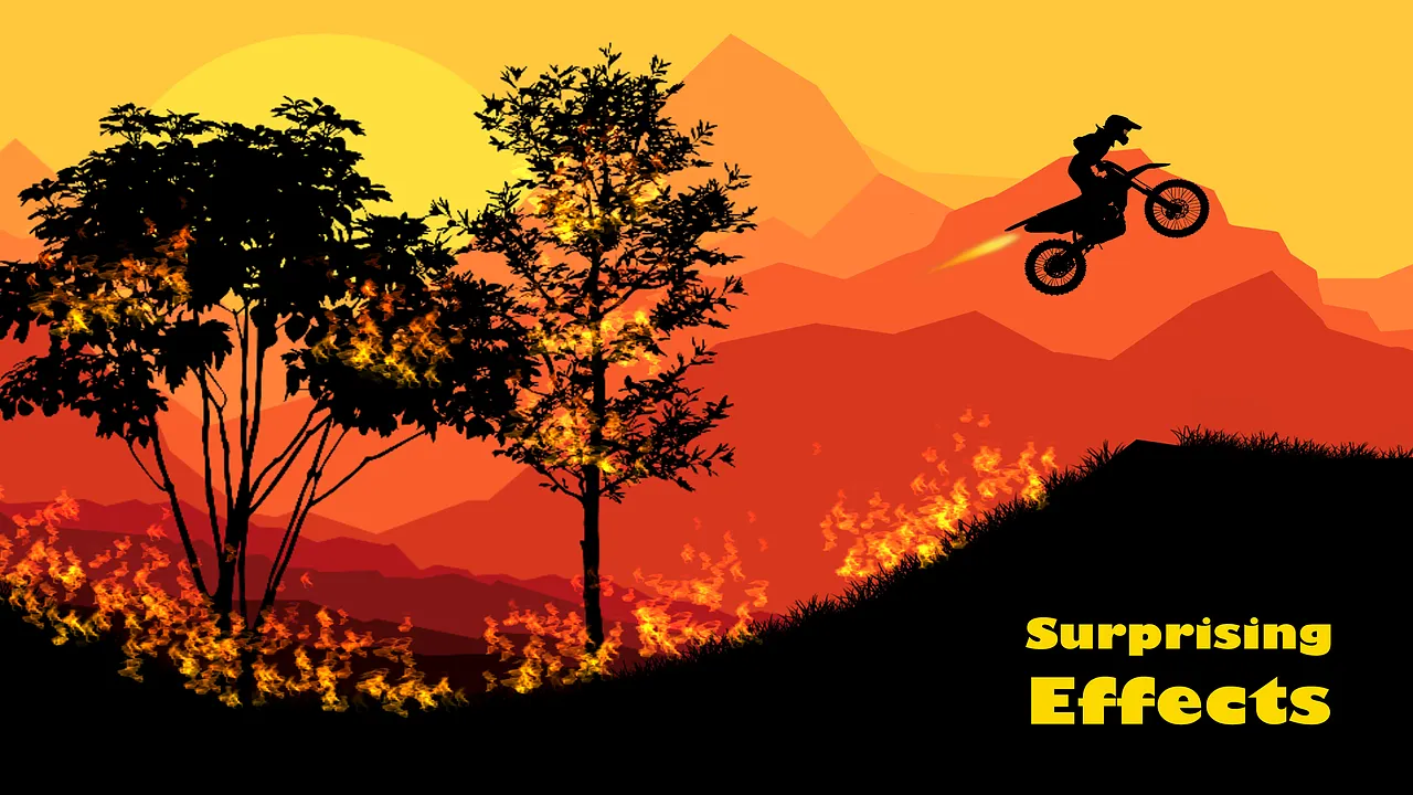 Sunset Bike Racer - Motocross | Indus Appstore | Screenshot