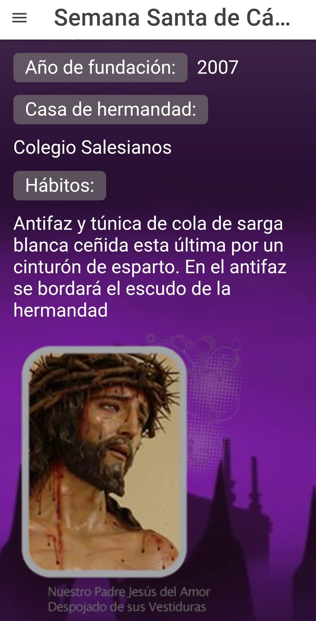 Semana Santa de Cádiz 2023 | Indus Appstore | Screenshot