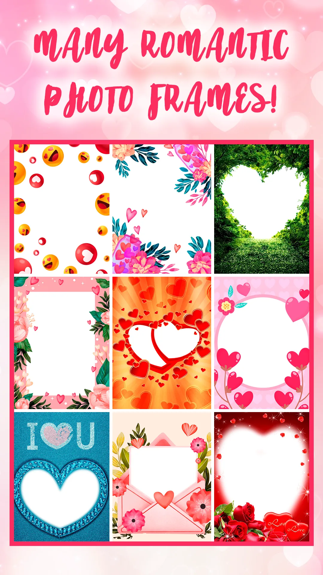 Love Photo Frames & Emojis | Indus Appstore | Screenshot