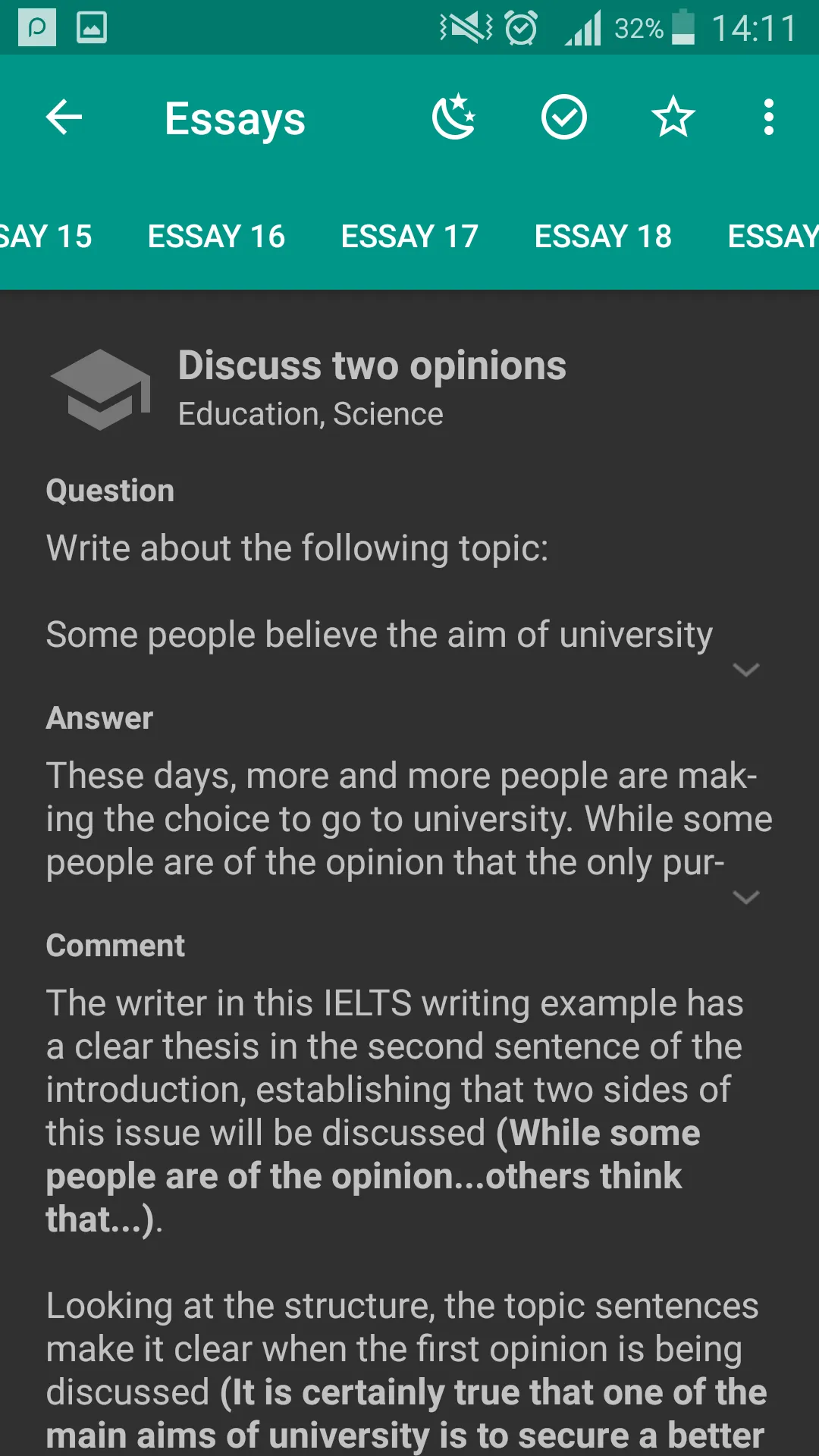 IELTS Writing | Indus Appstore | Screenshot