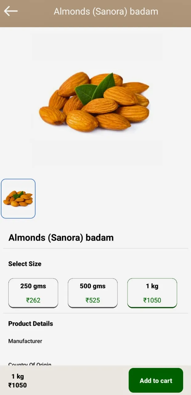 Zaya Dryfruits | Indus Appstore | Screenshot