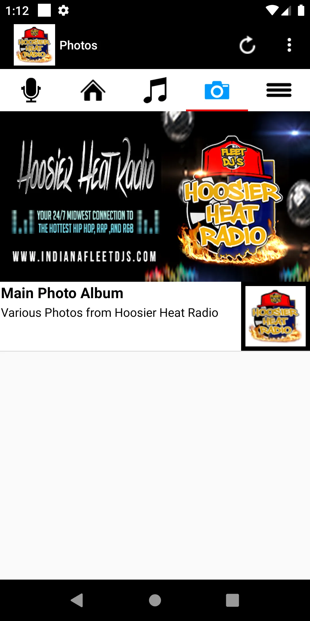 Hoosier Heat Radio | Indus Appstore | Screenshot