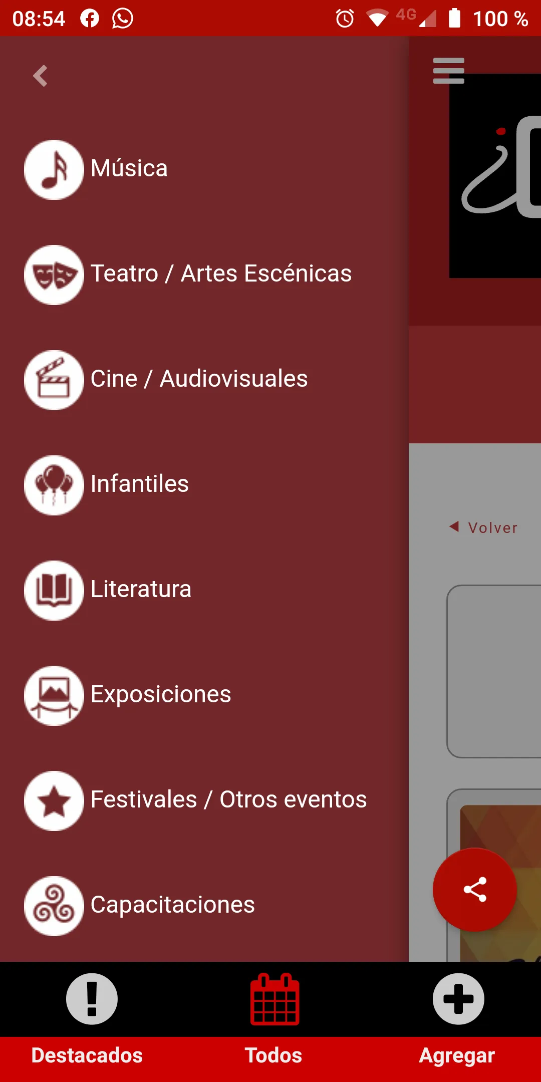 Que Hay - agenda cultural | Indus Appstore | Screenshot