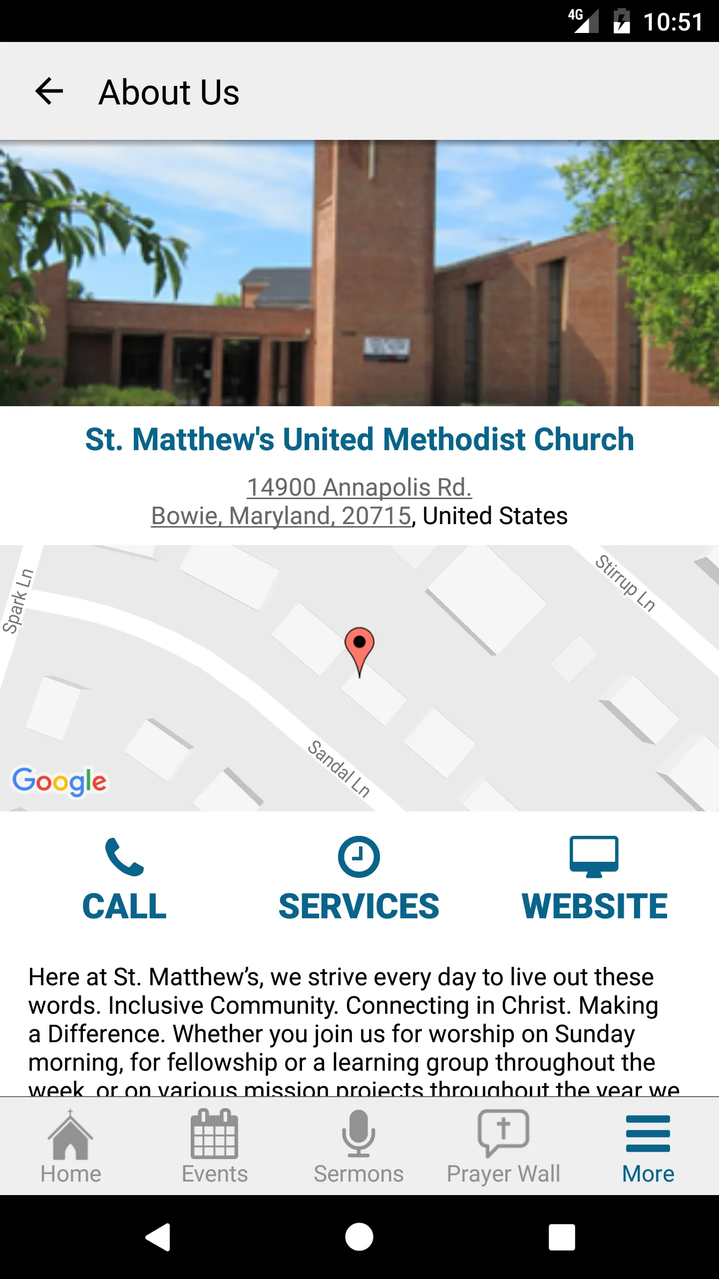 St. Matthew's UMC | Indus Appstore | Screenshot