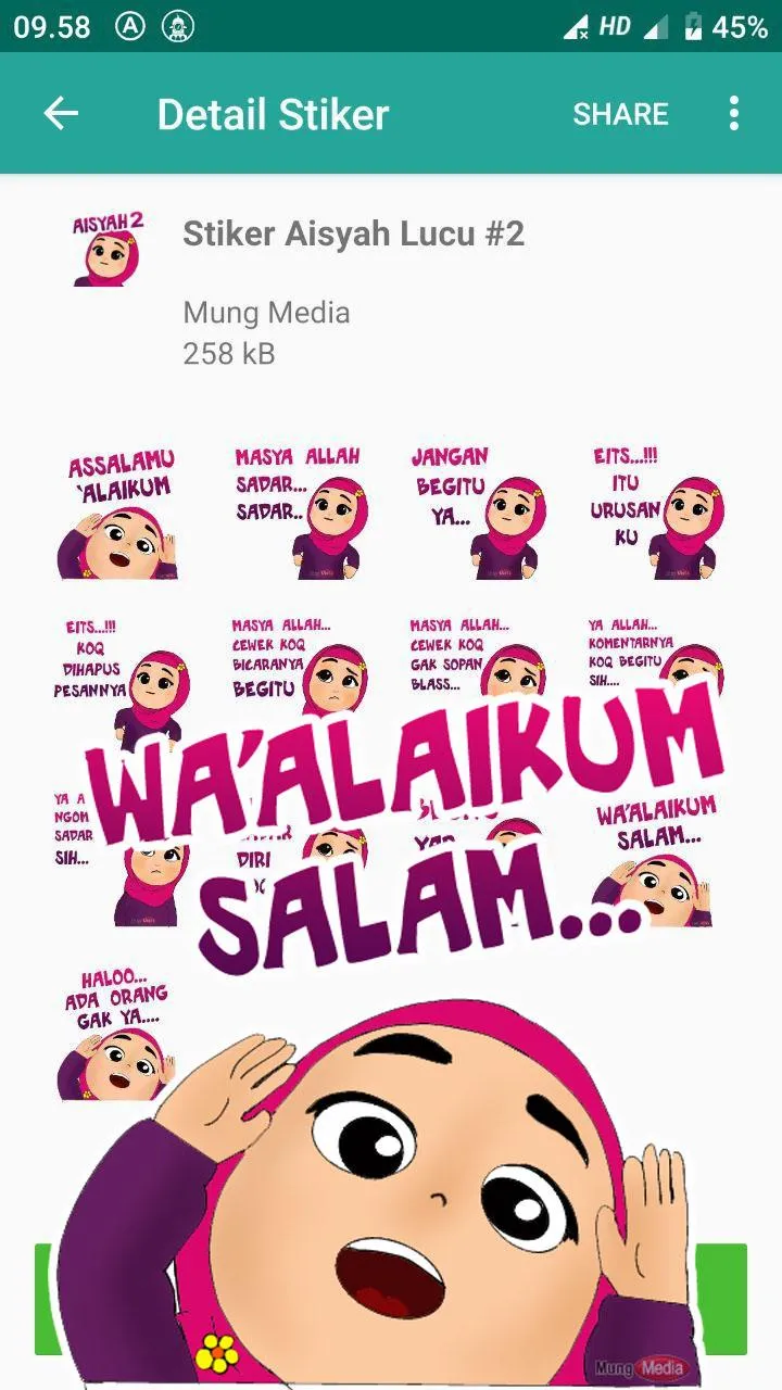 Stiker WA Islami Lengkap | Indus Appstore | Screenshot